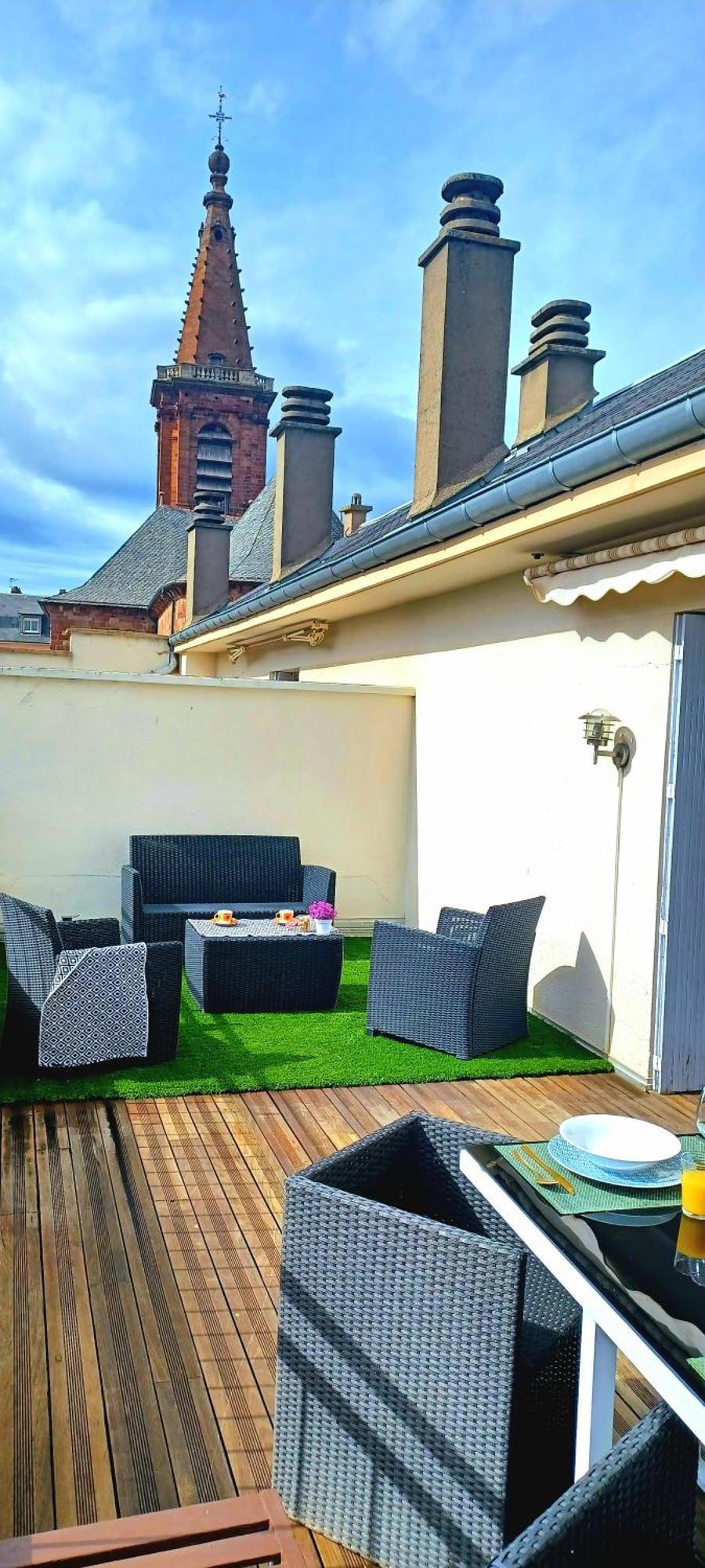 La Terrasse De St Amans Rodez Exterior foto