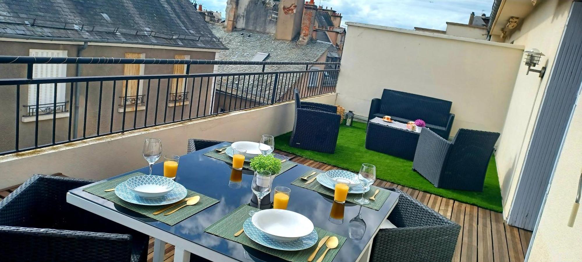 La Terrasse De St Amans Rodez Exterior foto